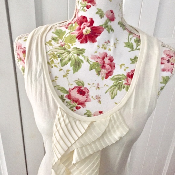 Ann Taylor Ivory Dressy Tank - Picture 3 of 6